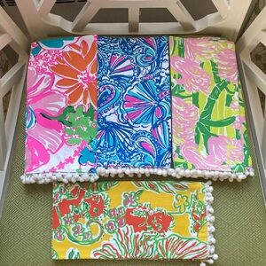 Set of (12) Twelve Lilly Pulitzer for Target cloth napkins